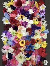 50 Mixed Flower Heads Joblot