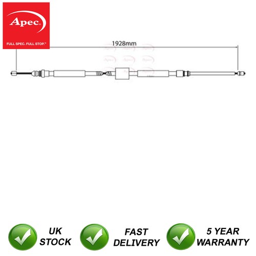 Hand brake cable rear apec - hand,