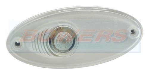 Hella clear white front oval - front,