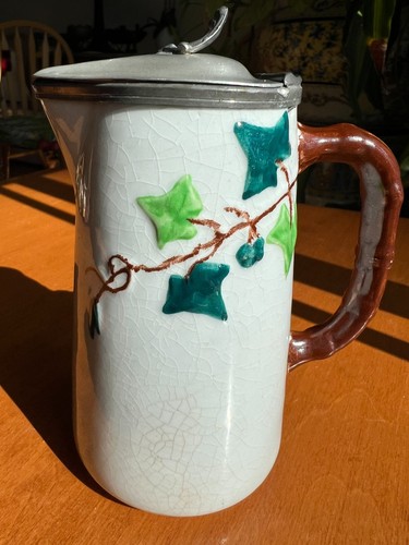 Antique bone china syrup - bone,