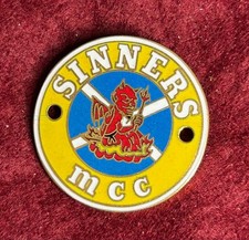 Enamel Badge Motorcycle Rally