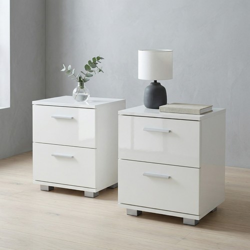 Pair lido drawer bedside - 2,