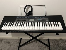Casio CTK-2550AD Full Size 61 Key Keyboard with Stand & Headphones Black