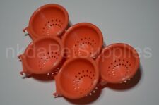 Canary nest pans for breeding nesting canary orange x5 x2 x1 cage & aviary