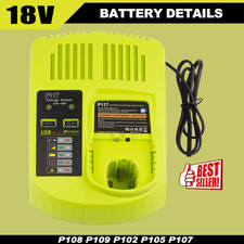 Fast Charger 18V LED For Ryobi