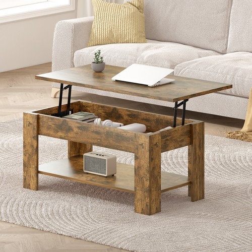 Wooden lift top coffee - wooden,