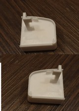 2x Roller Blind End Cap End