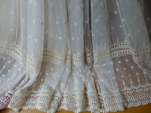 Vintage crochet cotton floral - crochet,