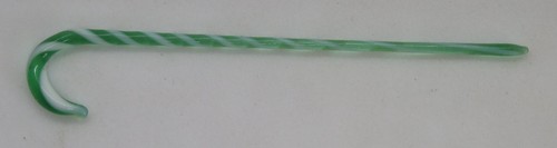 Green white glass vintage - &,
