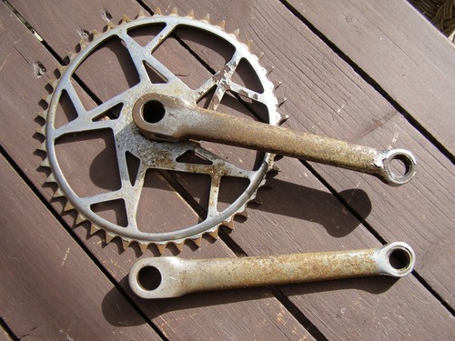 Bsa piled arms chainset - piled,