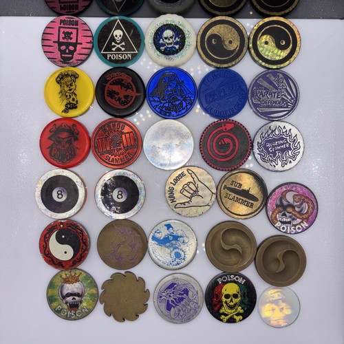 Vtg 90s pog - pog, brass