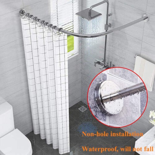 Shaped shower rail - shaped, rod