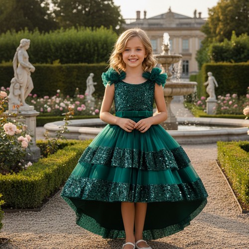 Girls sequins princess - sequins, dress