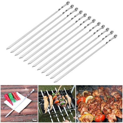 Pcs long metal kebab grill - metal,