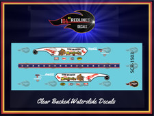 1/64 'Volvo P1800 "The Mongoose Drag Strip" Gasser Decal SCR-1503