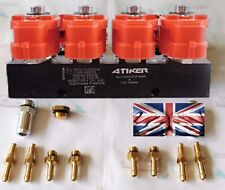 NEW VALTEK Type ATIKER Okcan LPG-CNG Injector Rail 4 cyl Injectors AHC 3 OHM GAS