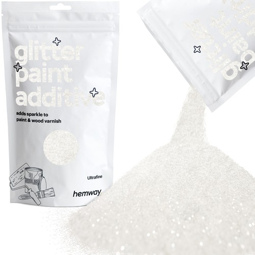 Glitter for paint white - paint,