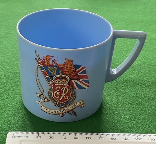 Rare plastic commemorative mug - plastic,