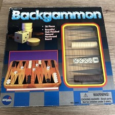 Backgammon wood game complete 