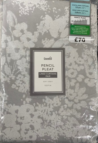Dunelm sofia soft grey floral - dunelm,