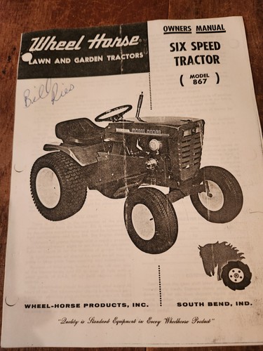 Wheel horse tractor - wheel,