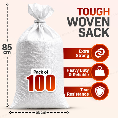 100 woven polypropylene - woven, bags