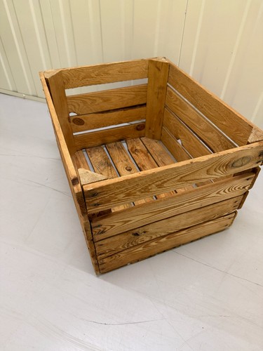 Wooden fruit crate box - fruit,