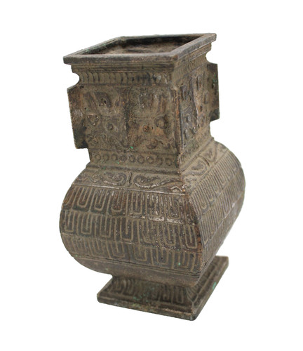 Antique chinese bronze vase - antique,