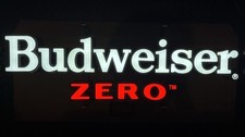 Budweiser Zero Beer LED Opti Neon Logo Beer Sign 30x10” - Brand New In Box!