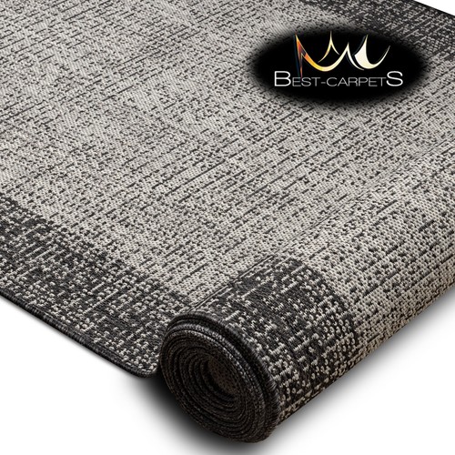 Modern runner rugs - runner, grey