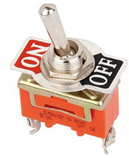 Heavy Duty On Off Toggle Switch 2 Position SPST 15A 250Vac for Car Dash Boat 12V