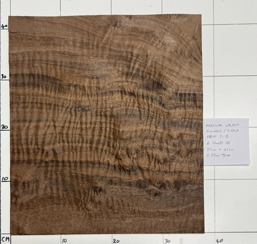 American walnut figured - walnut, ripple