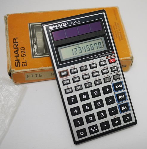 Vintage sharp 520 - vintage, solar