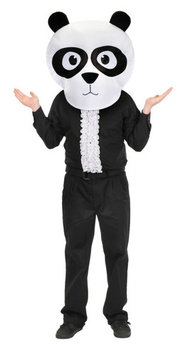 Panda maskot adult - panda, head
