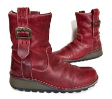 Ladies FLY LONDON Red Leather