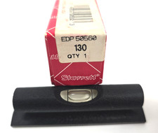 Vintage Starrett #130 3-5/16" Cast Iron Bench Level, Near Mint-In-Original-Box !