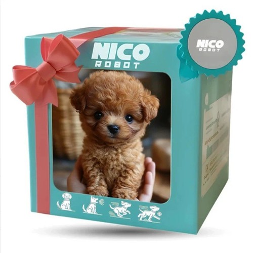 Realistic robot puppy - robot,