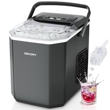 EUHOMY Ice Maker, 9 Cube in 6