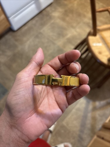 Hermès gold plated clic - gold-plated,
