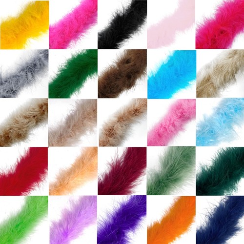 Marabou swansdown feather trim - swansdown,