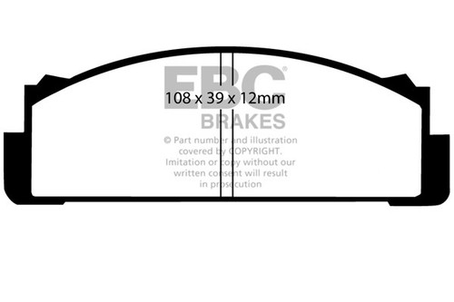 Ebc greenstuff front brake - ebc,