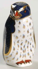 Rockhopper Penguin - No Box Imari Paperweight Collection by Royal Crown Derby