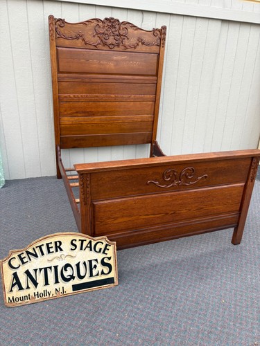 67656 victorian full size oak - full,