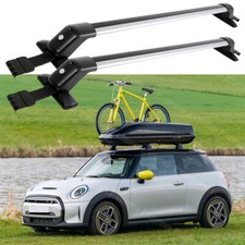 For Mini Cooper R52 R53 R56 Roof Rack Aluminum Cross Bar Luggage Carrier w/ Lock