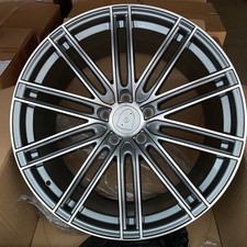 4x 22x11 Alloy Wheels Twin 10 Spoke Style 5x130 ET55 71.56CB Dark Gun Machined