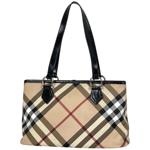 Burberry coated canvas - coated, patent
