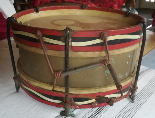 Two antique brass - , military
