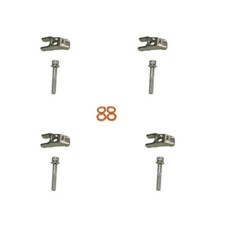 4x injector holder + screw with ball washer for VW T4 1.9 N0147513 N0237312 0461