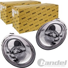 2x TYC H1/H1 headlights left + right for VW New Beetle until 08.2005 with LWR