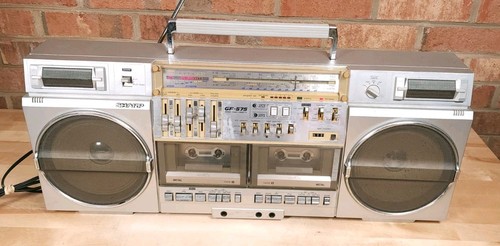 Sharp 575 vintage boombox - sharp,